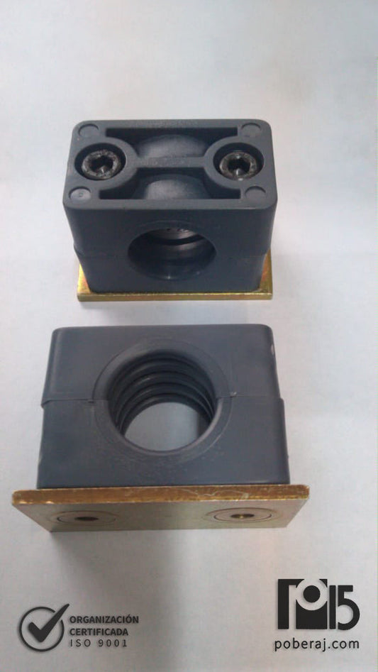 Soportes para caños, tubos y flexibles Serie Standard POBERAJ S.A S7486