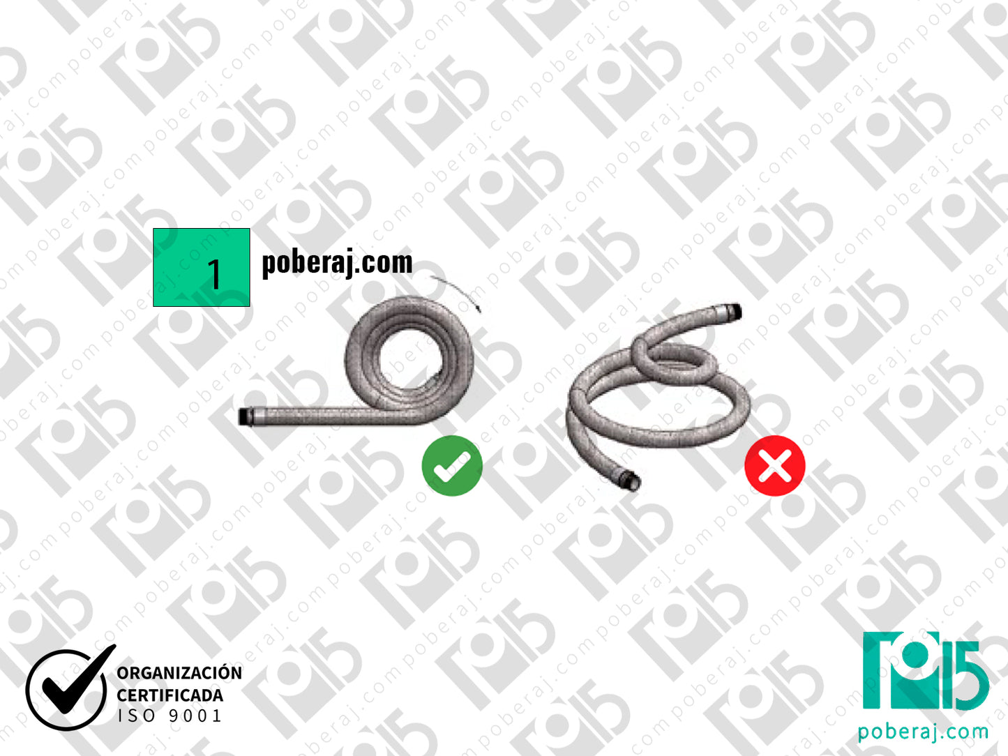 Instalación y Montaje para Mangueras Caños Flexibles de Acero Inoxidable