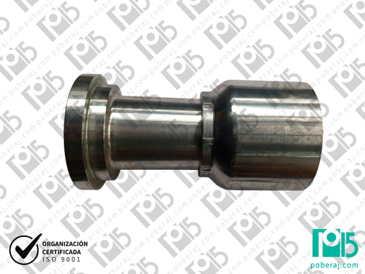 Conexión terminal Racord pre prensado 1.1/4" code 61 acople 60,3 Acero al carbono CODIGO 1FL1