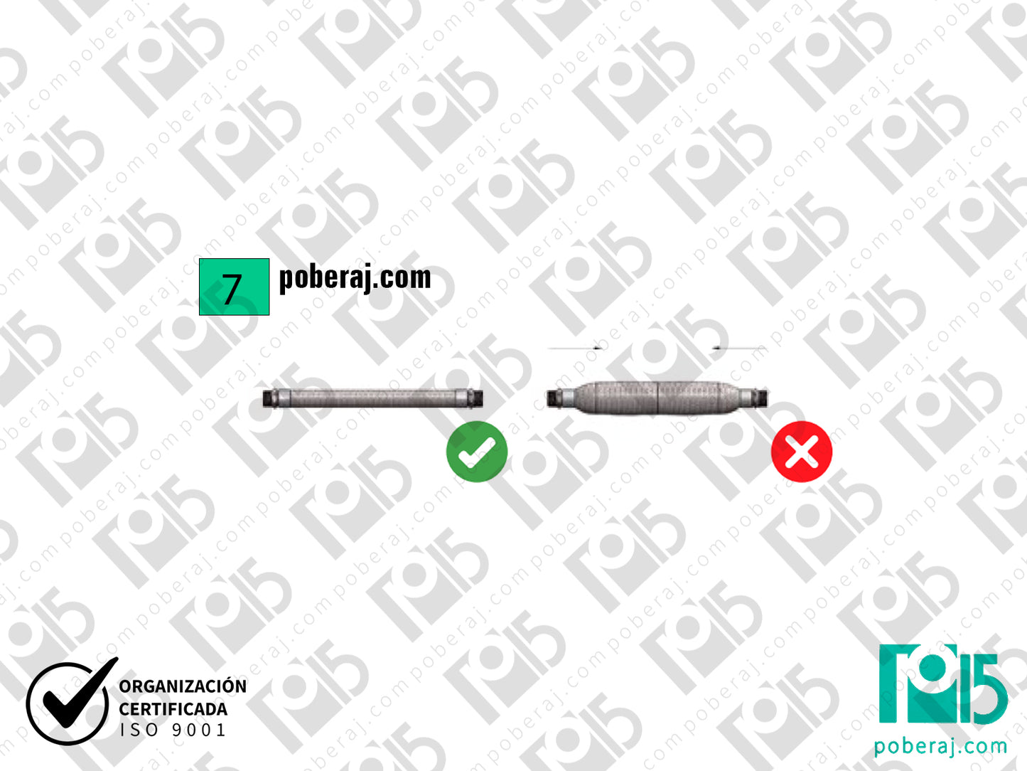 Instalación y Montaje para Mangueras Caños Flexibles de Acero Inoxidable