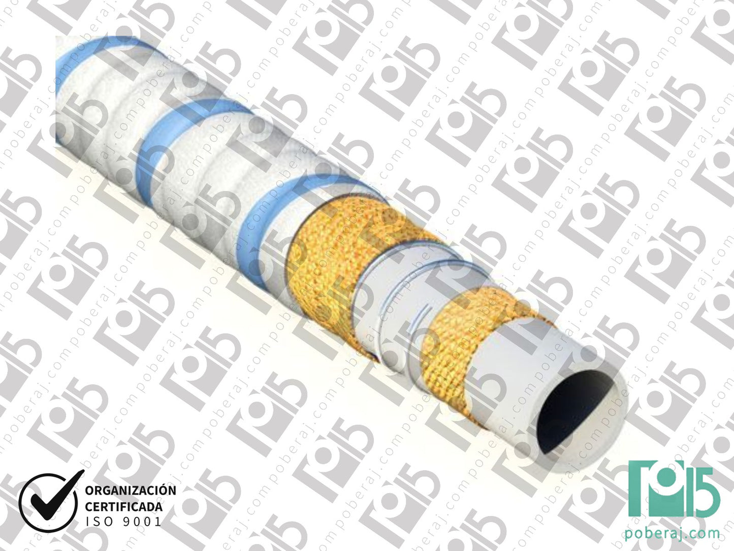 Manguera Industrial Mics Aspirante Expelente Atóxico Liviano Aspirvino CODIGO 8503