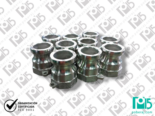 Acoples Rápidos a Levas Camlock (Acero Inoxidable) Codigo A634