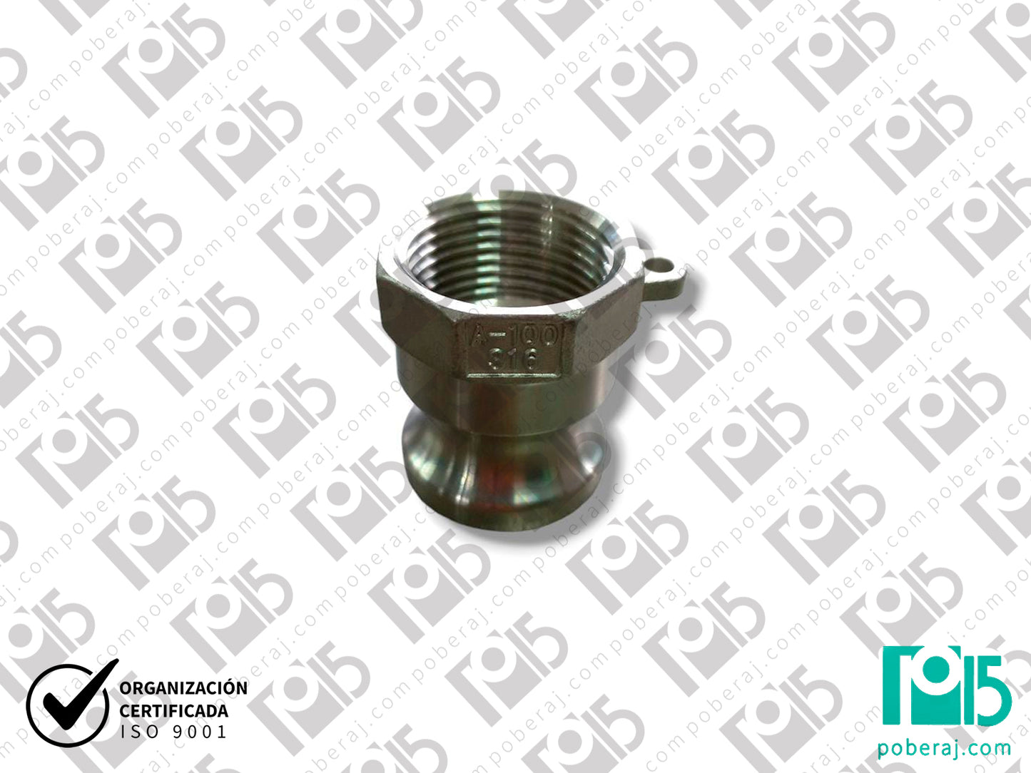 Acoples Rápidos a Levas Camlock (Acero Inoxidable) Codigo A634