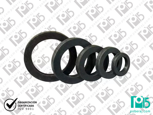 Juntas / Sellos / Guarnición de goma Buna y Viton para acoples rápidos a levas camlock industriales Codigo A640N