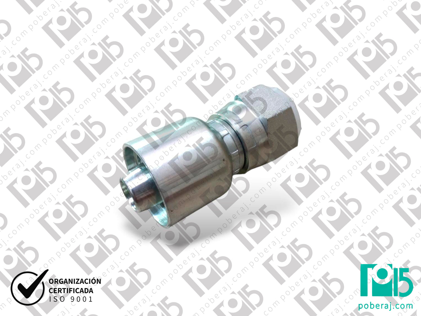 C8205 Conexión Hidráulica para Mangueras: Hembra Giratoria UNF - JIC 37º