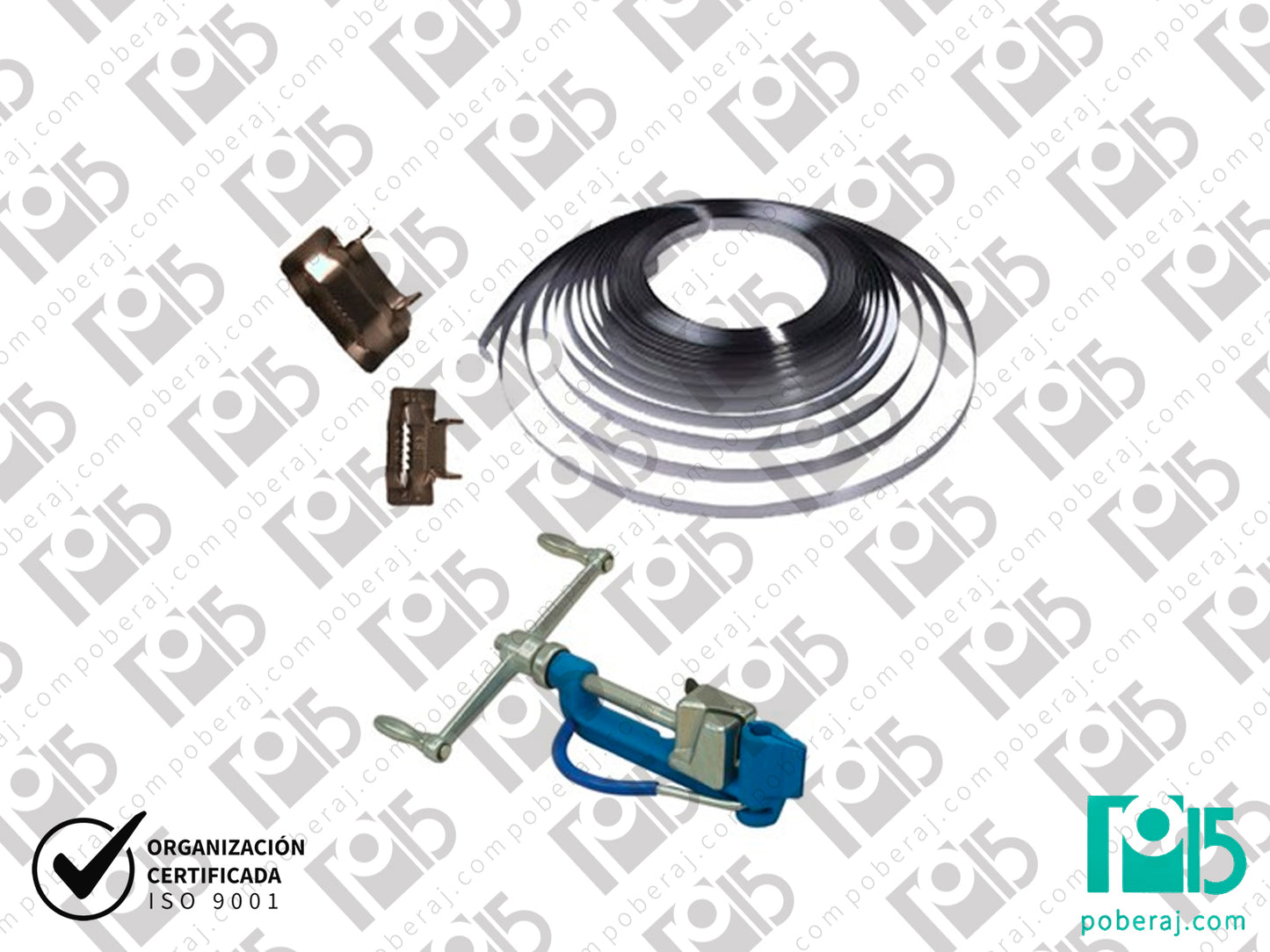 HERRAMIENTA ZUNCHADORA para FLEJES y HEBILLAS de ACERO INOXIDABLE Codigo B800