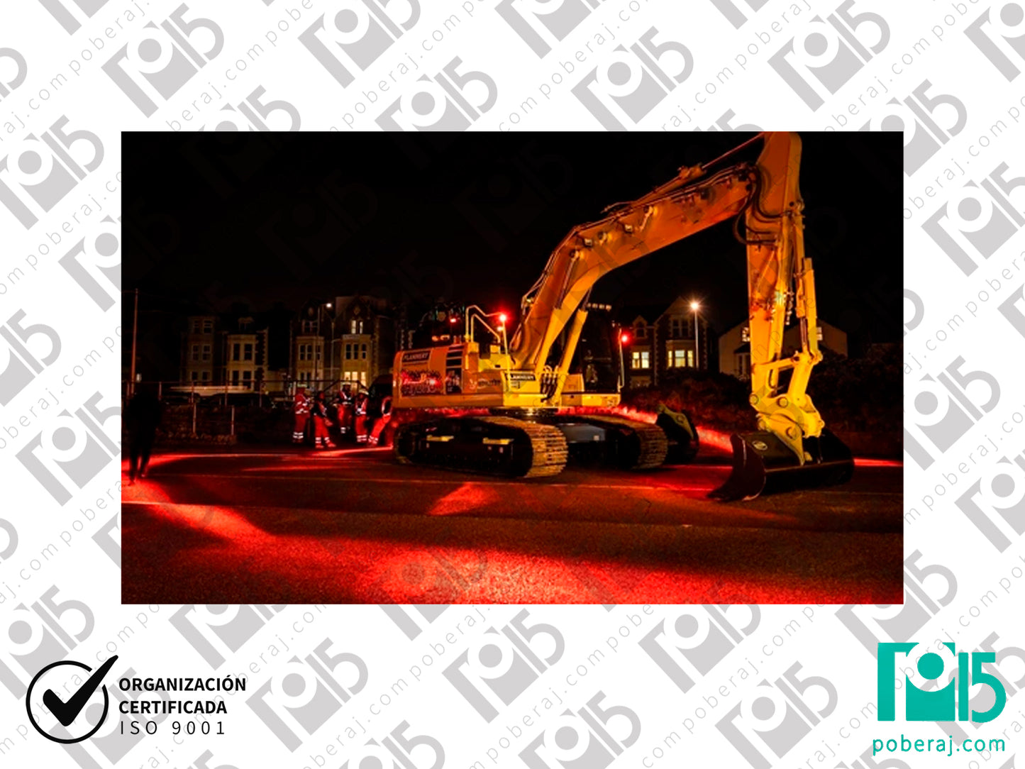 Luminaria Led Seguridad Industrial Sistema Halo Exclusion Flexpower