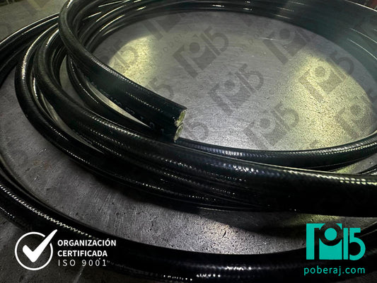 Manguera Hidráulica SAE 100 R7 Termoplástica Dual Negra cond/Naranja Codigo M007F Flexpower