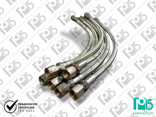 Manguera Hidraulica SAE100 R14 PTFE con Una Malla Codigo M014N