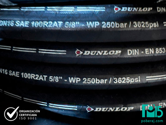 Manguera para uso hidráulico SAE 100 R2/AT (fina) Codigo M128I