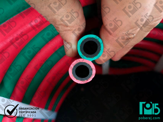 Manguera FLEXPOWER P/Equipos Soldadura Oxigeno Codigo M135F