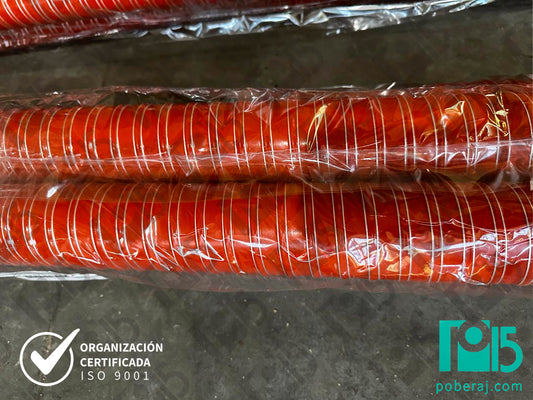 Manguera para aspiración de polvos silicona naranja (Cubierta Fina) con Espiral Codigo M151S