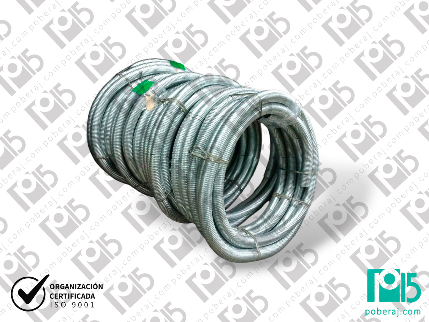 M159S Caño doble agrafado extra reforzado sin fibra de vidrio