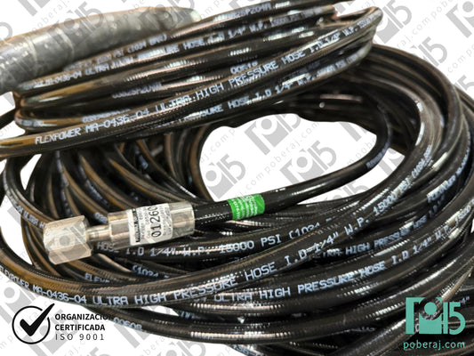 Manguera Hidráulica Termoplástica para muy alta presión 1000 Bar Codigo M058F