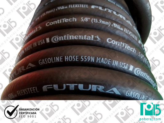 Manguera Continental Futura Surtidor ( Ex Goodyear ) Color Negra Codigo M119