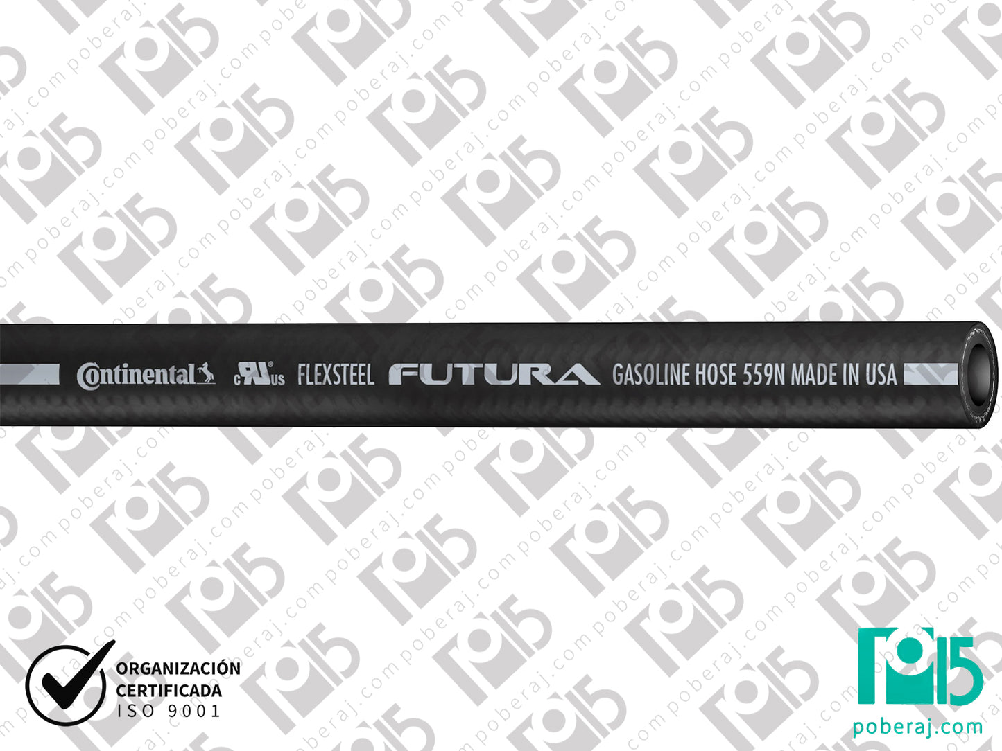 Manguera Continental Futura Surtidor ( Ex Goodyear ) Color Negra Codigo M119