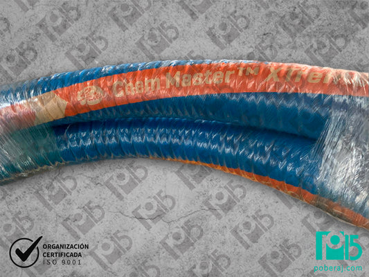 Manguera Industrial para sustancias químicas y ácidos Chem Master X Treme FEP (125-200) SD (ex Stallion) Codigo M035