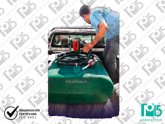 P15-20002 Tanque Sin Tapa Combustible Polipropileno 100 | 200 | 300 | 400 | 500 Litros Con Bomba