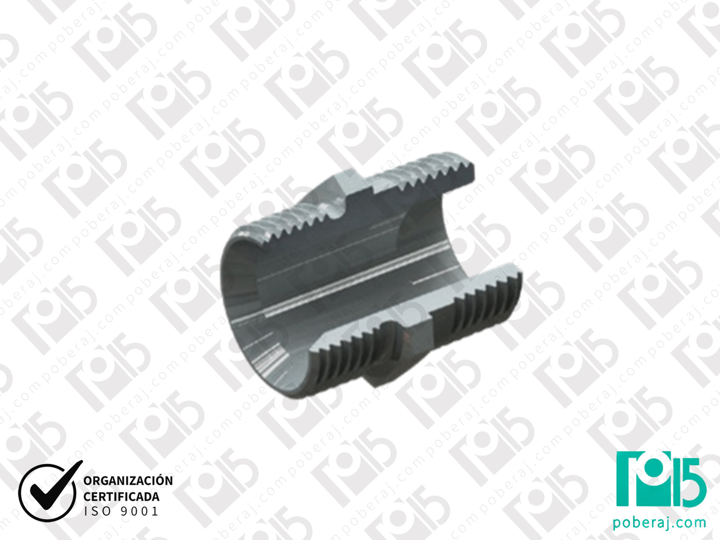 Adaptador Macho Giratorio para Manguera Caño Flexible Acero Inoxidable