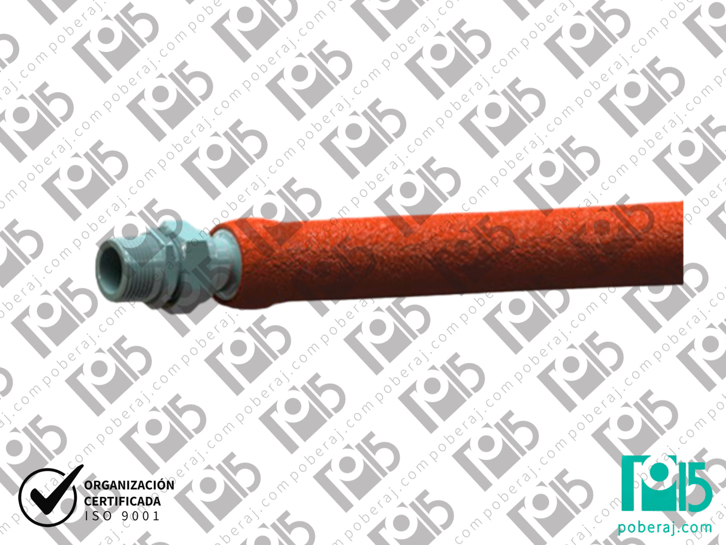 Protección de Pyrojacket para Manguera Caño Flexible Acero Inoxidable
