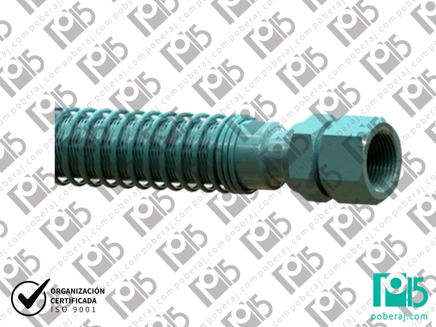 Protección de Resorte para Manguera Caño Flexible Acero Inoxidable