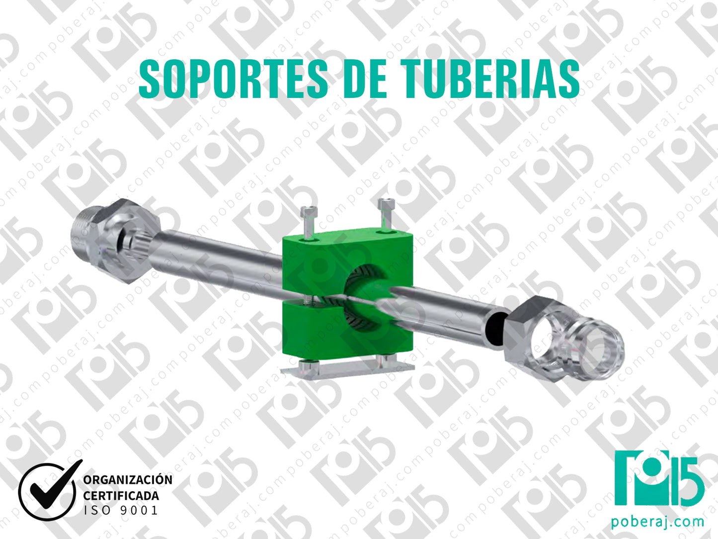 Soportes para caños, tubos y flexibles Serie Doble S7487