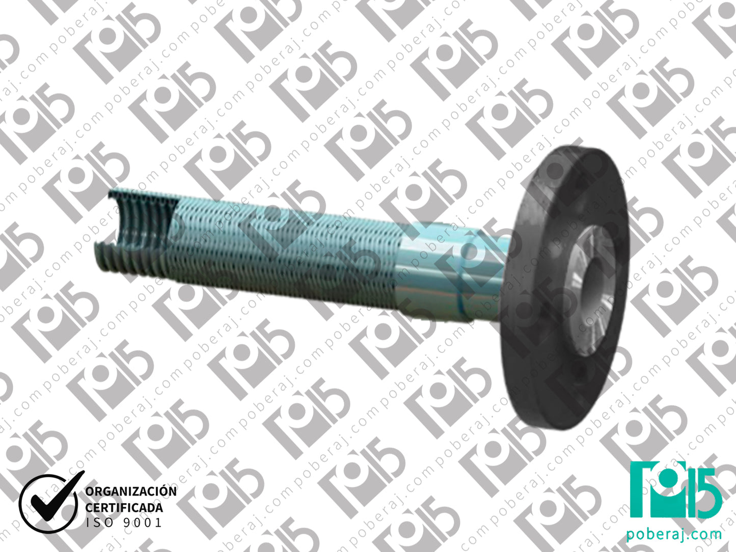 Terminal Brida Giratoria para Manguera Caño Flexible Acero Inoxidable