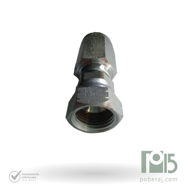C5105 Hembra giratoria rosca UNF asiento hembra JIC 37º SAE 100 R5