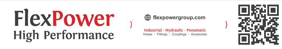 W Cinta EMBALAJE identificación rollos de mangueras y productos marca FLEXPOWER