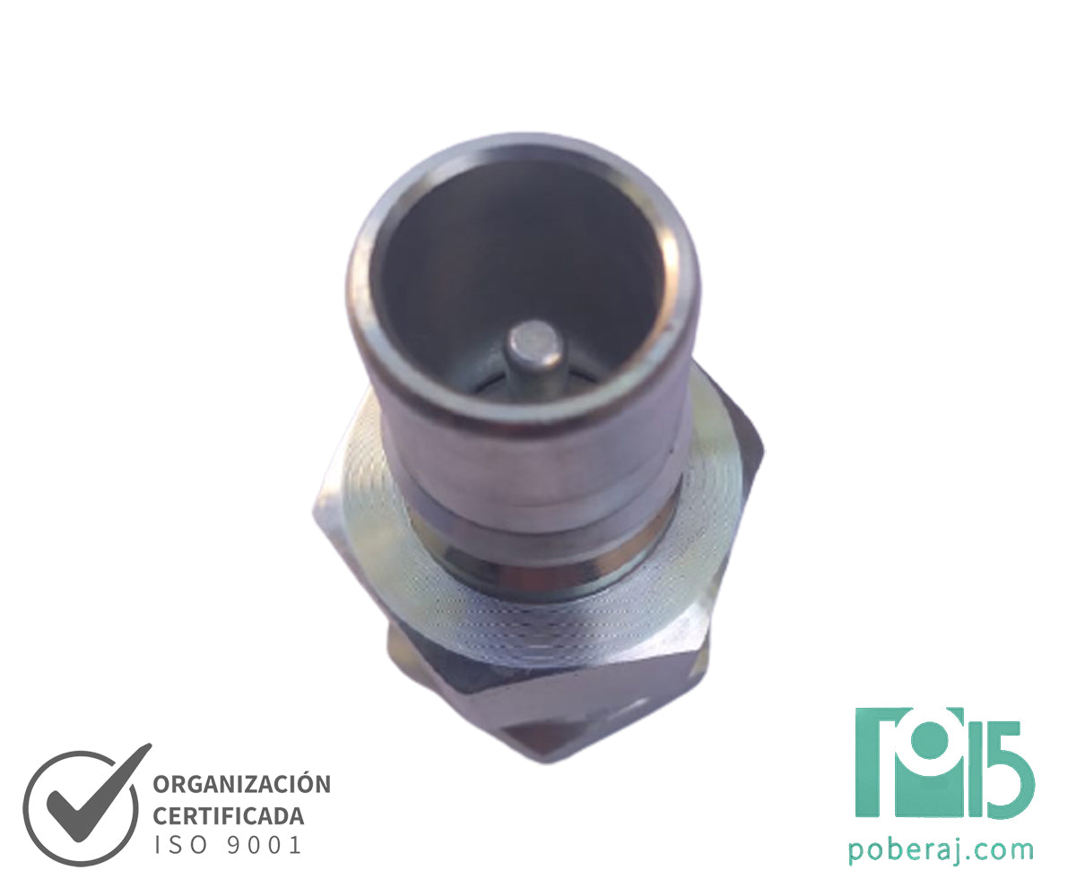 Acoples Hidráulicos con retención Cuerpo Hembra, Niple Macho y Rosca Hembra Codigo A073