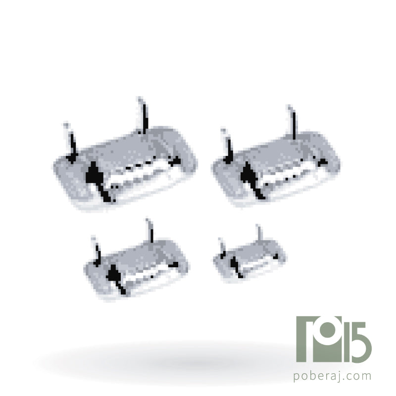 B801 Hebillas en Acero Inoxidable AISI 201