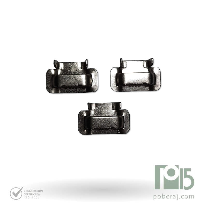 HERRAMIENTA ZUNCHADORA para FLEJES y HEBILLAS de ACERO INOXIDABLE Codigo B814 Hebillas en Acero Inoxidable Nacional