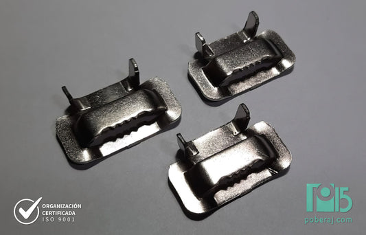 B804 Hebillas en Acero Inoxidable MICS