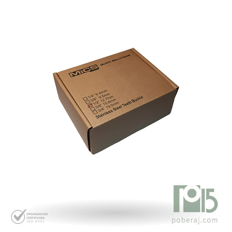B804 Hebillas en Acero Inoxidable MICS