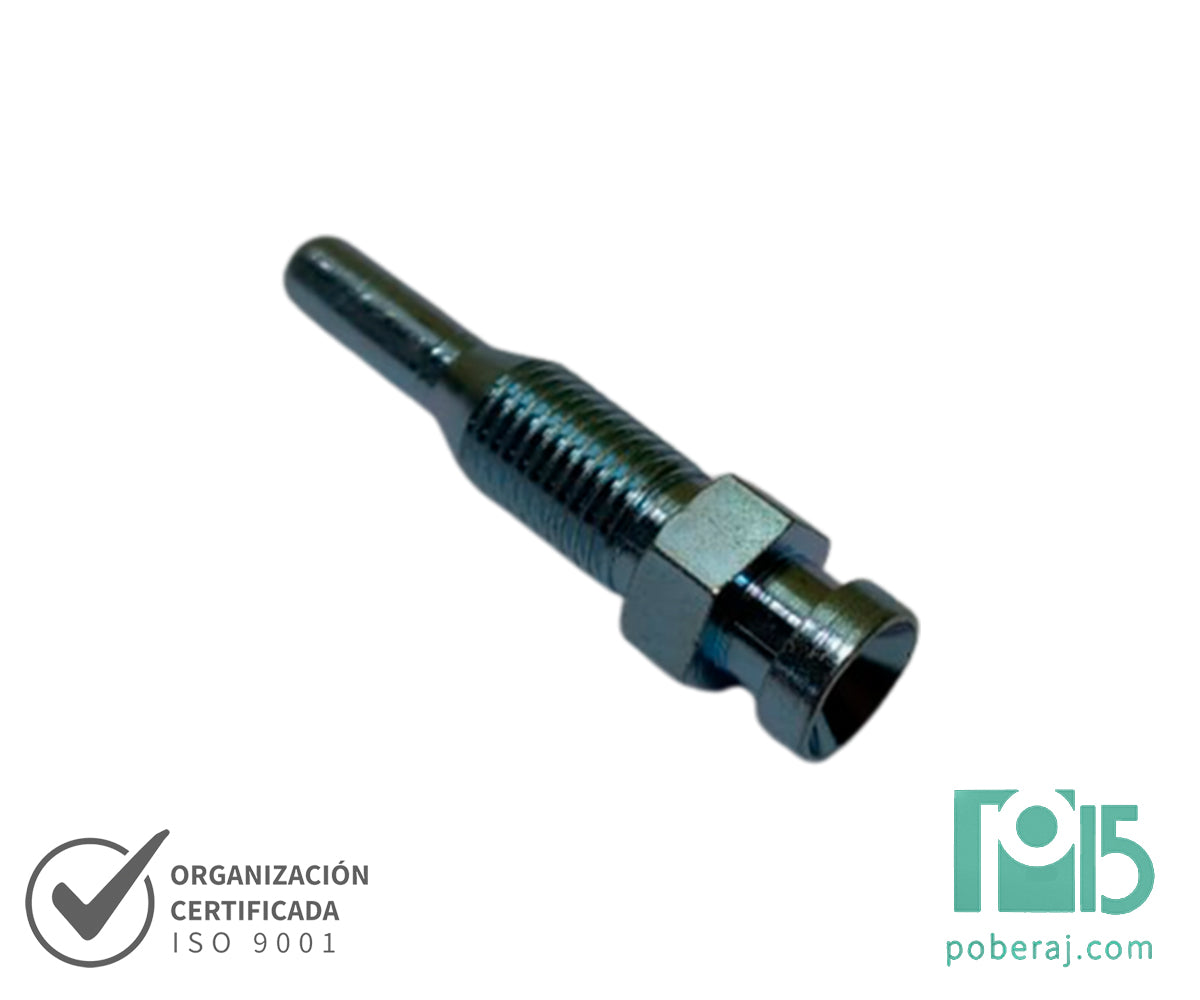 C1196 Conexion Reutilizable Hidraulica Industrial para Manguera Espiga Reusable R1 Hembra Giratoria Asiento JIC para Prensado y para Tuerca Alambre