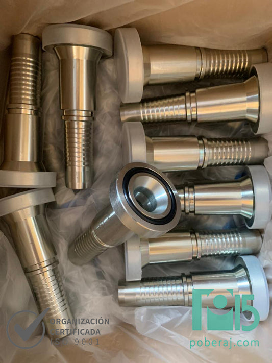 C1611 Racord para Prensar R1/R2 acople recto CODE 61