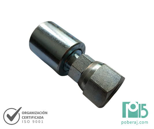 C2228 Conexion PREN.p/MANG.SAE 100 R1/R2 HG RoscaBSP AS.Macho Esferico