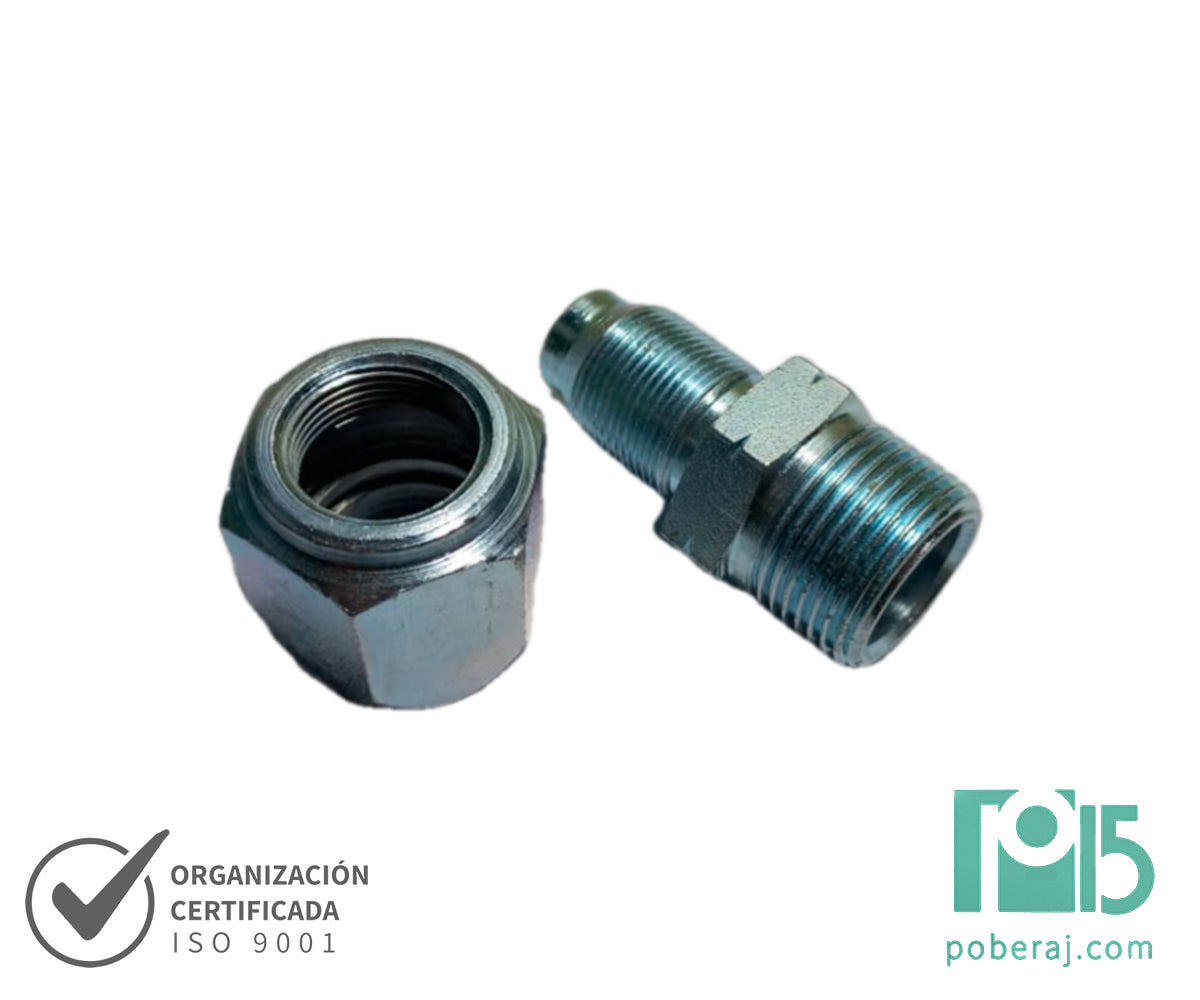 C3101 Macho fijo rosca NPT SAE 100 R3