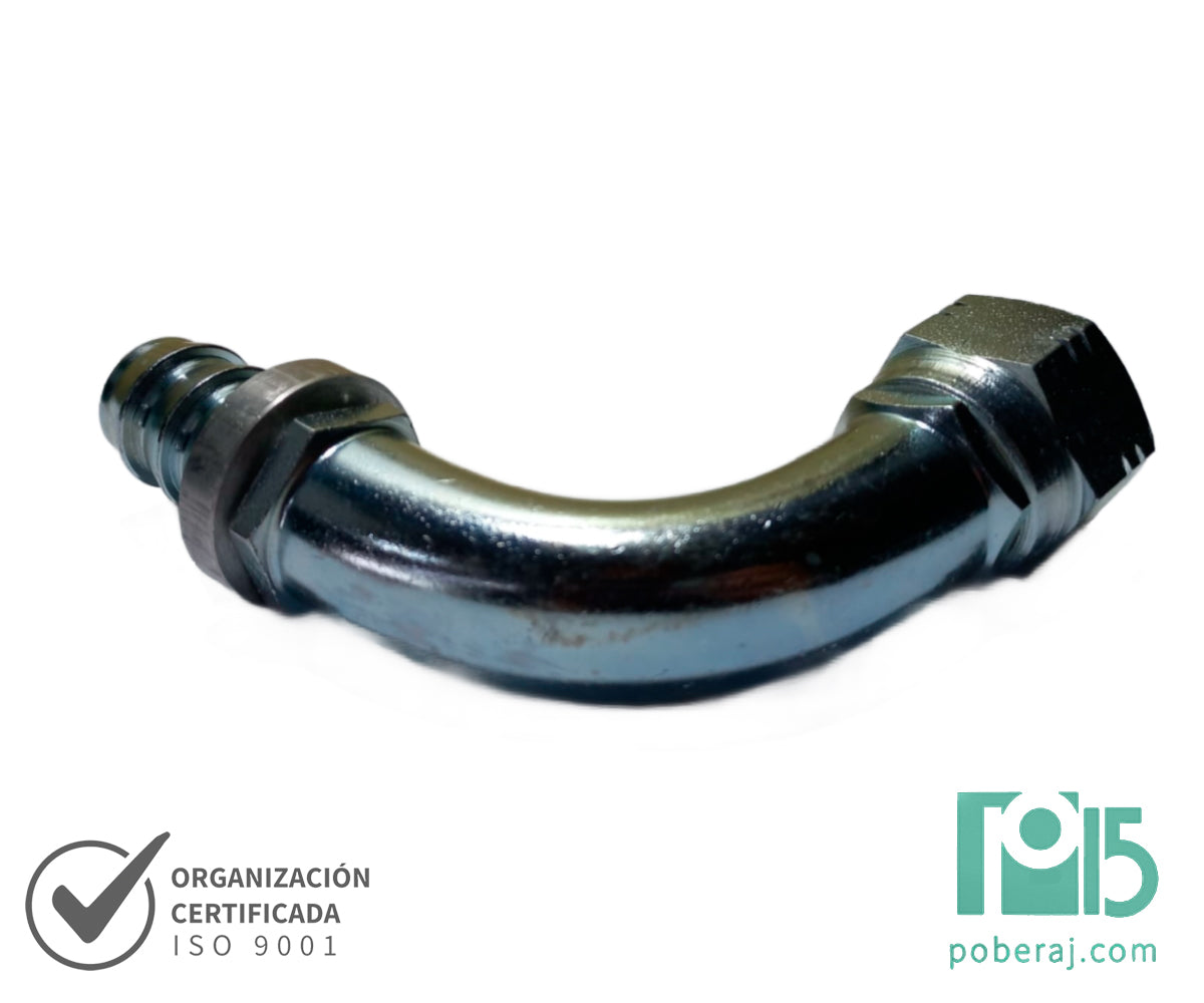 C4408 Hembra Giratoria Codo 90º Rosca UNF As. Hembra JIC 37