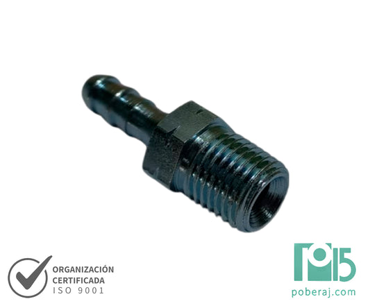 C4499 Racord LOCK-ON Macho Fijo Rosca NPT Asiento 60