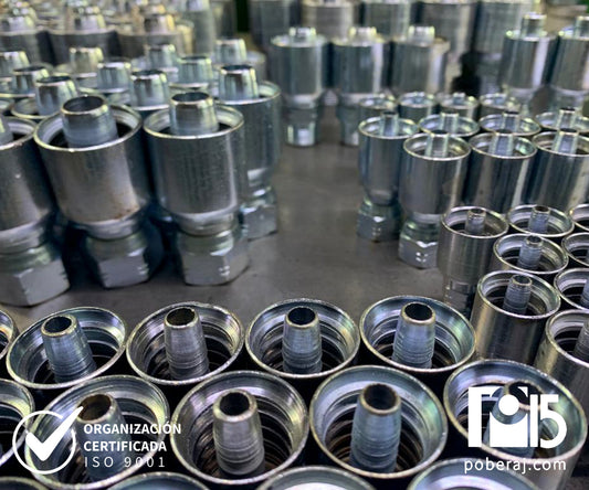 C8206 Hembra giratoria BSP - JIC