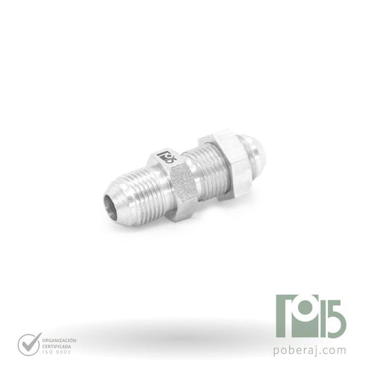 D0510 Pasachapa recto rosca macho UNF asiento JIC 37º a rosca Macho UNF asiento JIC 37º