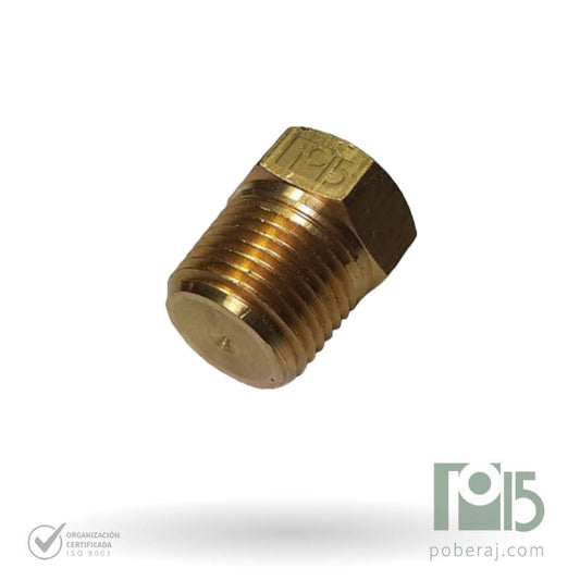 D0552 Tapón BSPT y NPT (Bronce)
