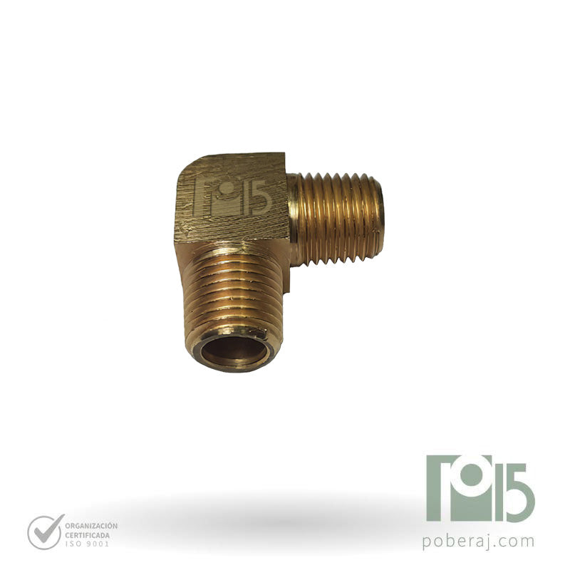 D0559 Codo 90 Macho BSPT a Macho BSPT (Bronce)