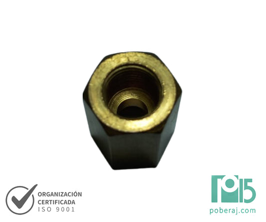 D0591 Cupla P/Tubo Rosca UNF AS.SAE 45 X IDEM O X HF BSPT