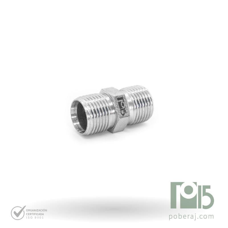 D0604 Adaptador recto rosca macho UNF tubo a rosca macho UNF tubo