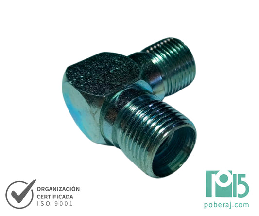 D0608 Codo 90º rosca macho UNF tubo a rosca macho UNF tubo