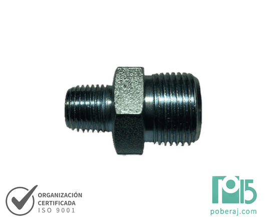 D0651 Adaptador Rosca Macho Metrica Tubo A Rosca Macho