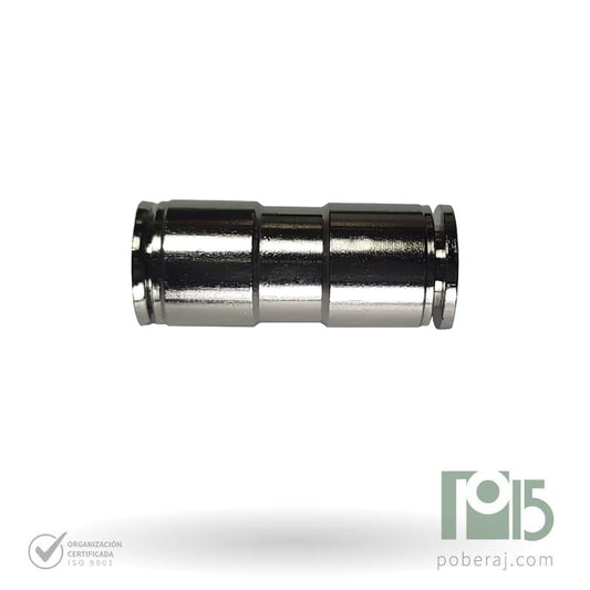 D0725 Conexion Racord Hidraulica Industrial para Manguera Rápidas p/tubo métrico "conector" tubo x tubo