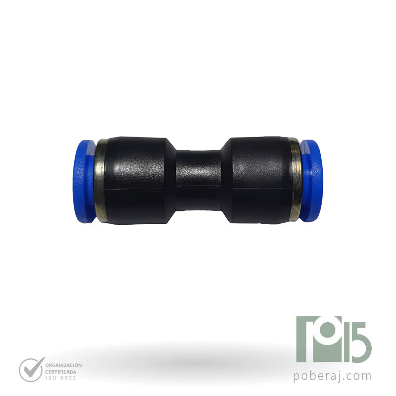 D0725 Conexion Racord Hidraulica Industrial para Manguera Rápidas p/tubo métrico "conector" tubo x tubo